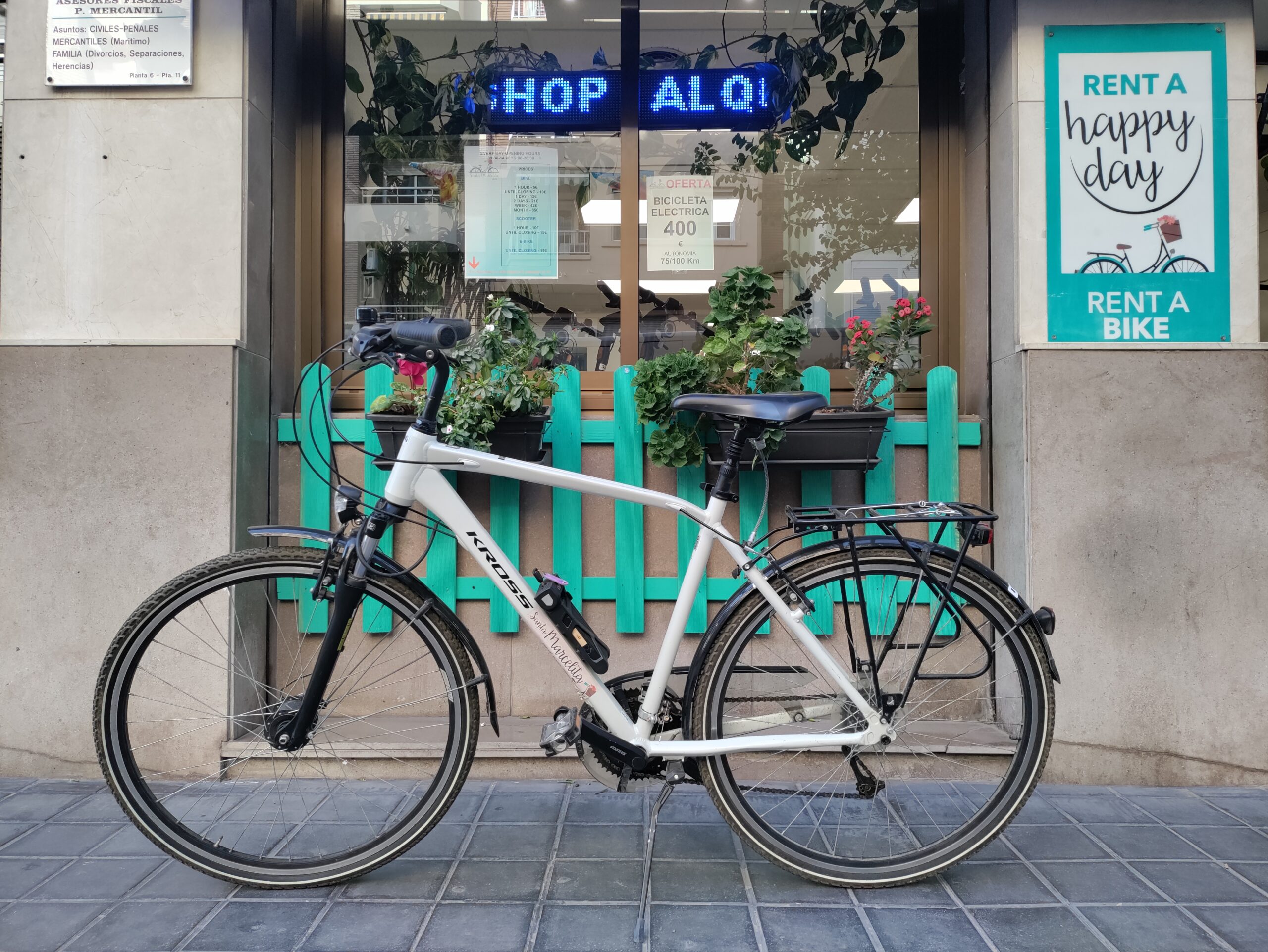 alquiler de bicicletas en valencia - trekking bike hombre