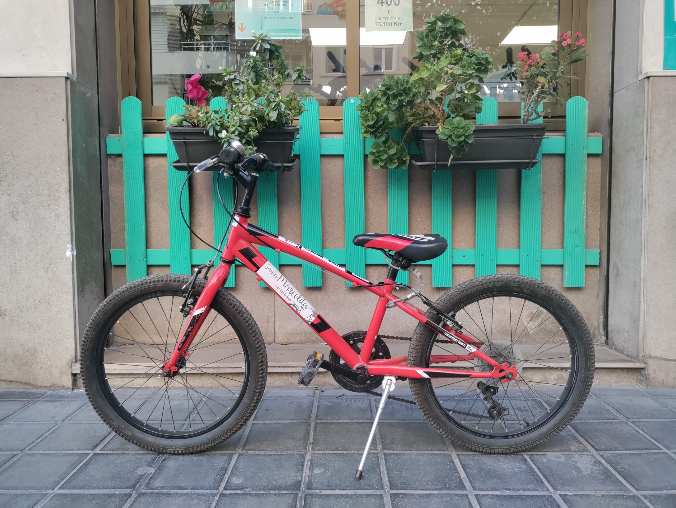 alquiler de bicicletas en valencia - bici de chica adolescente