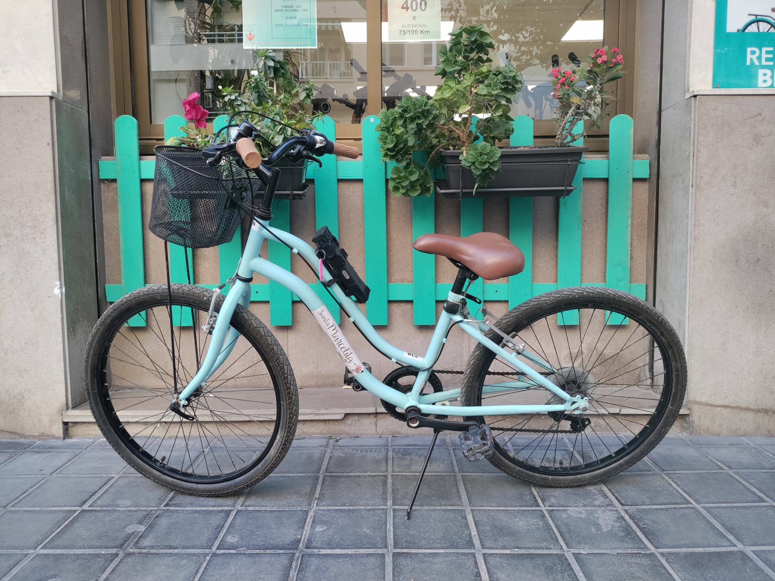 alquiler de bicicletas en valencia - bici de chica