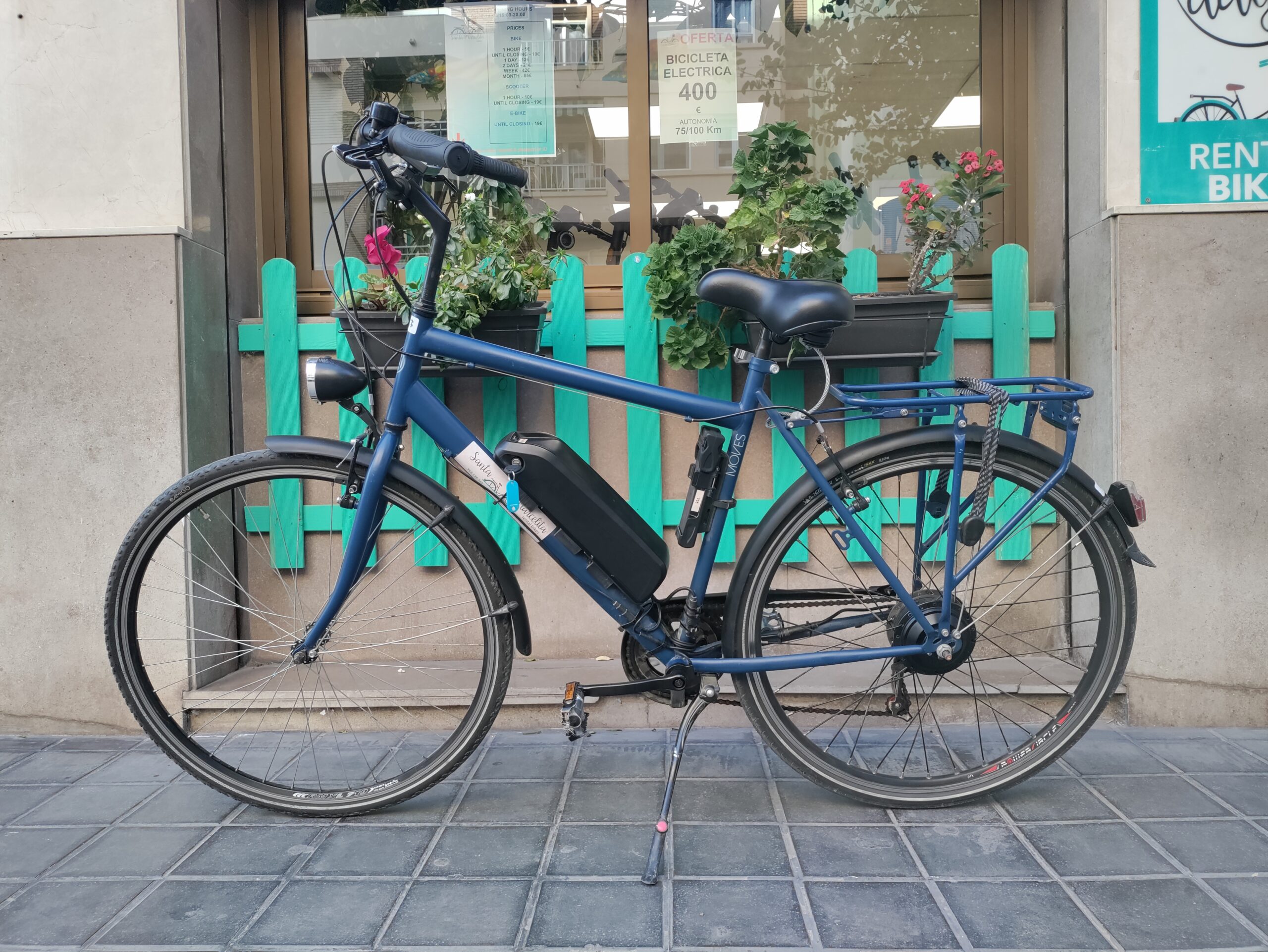 High-bar e-bike