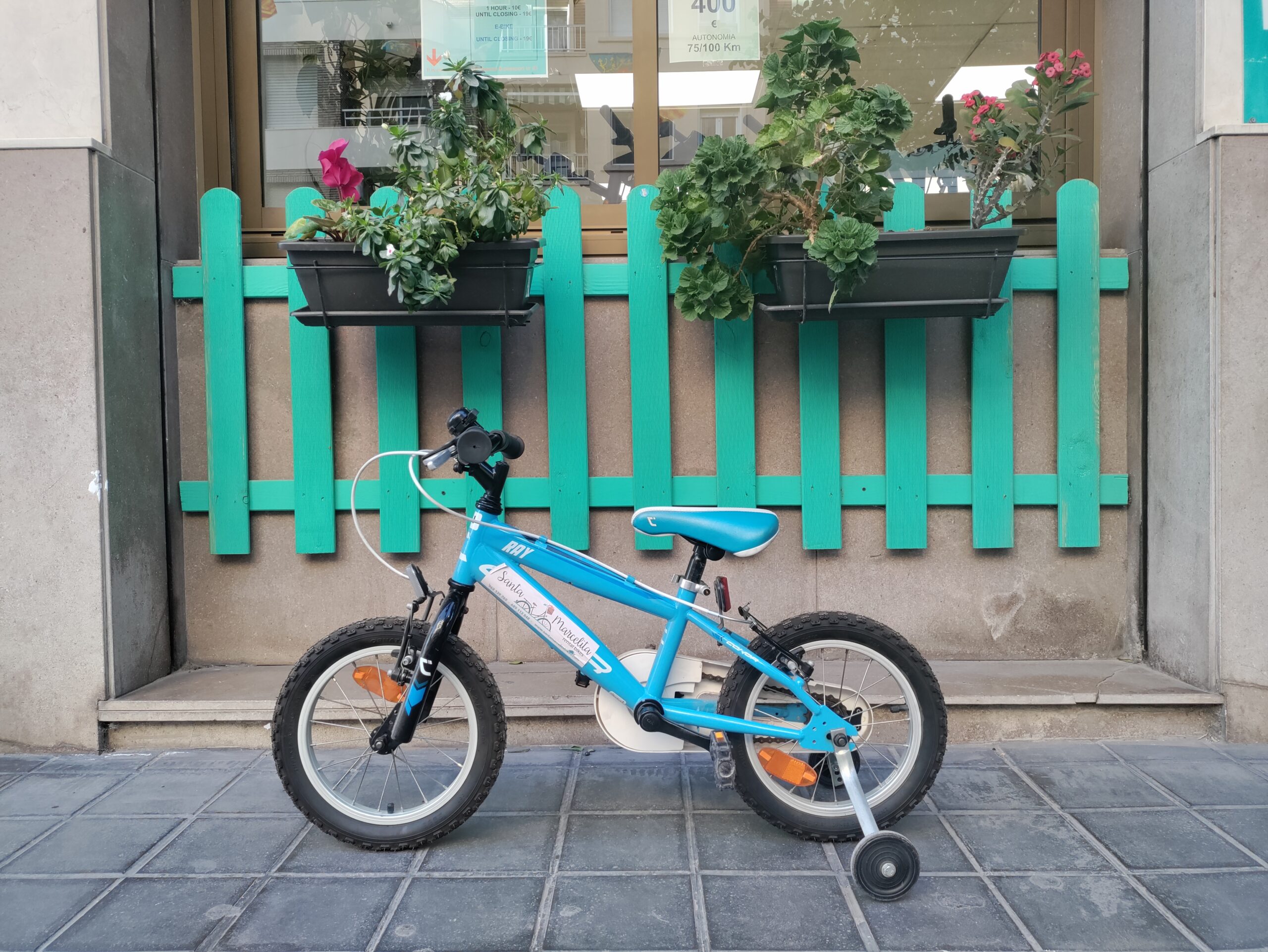 alquiler de bicicletas en valencia - bici de niño pequeño