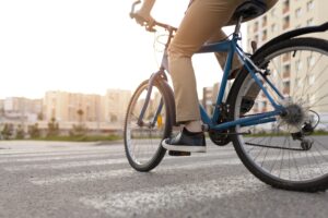 alquilar bicicletas en Valencia- bici azul
