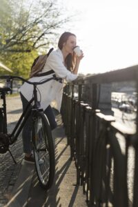 bicicleta alquiler valencia - cafe