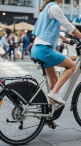 E-bike rental en Valencia - mujer